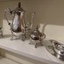 silver plated tea set Image 2