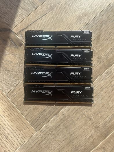 Kingston Fury HyperX DDR4 128GB RAM 4x32GB