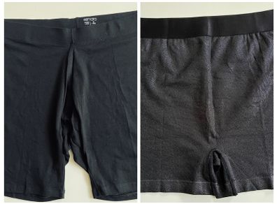 Bundle of Two Pairs Of Two Black Shorts Size L
