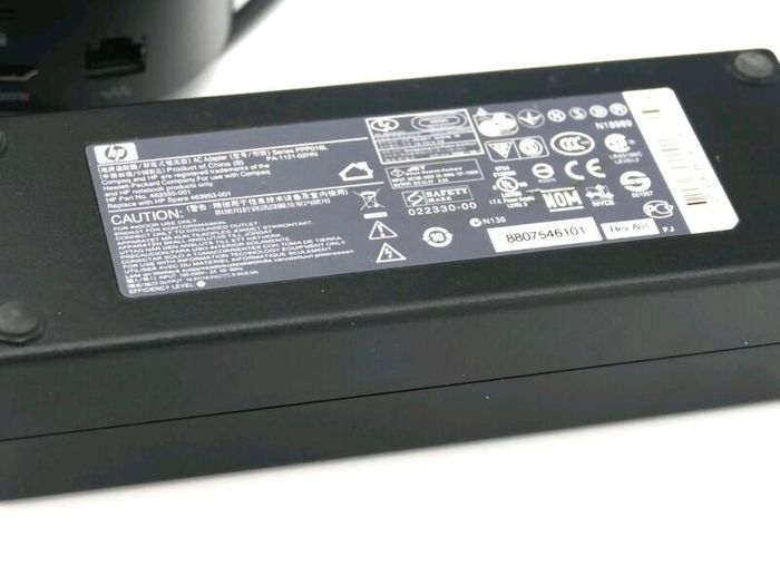 HP G5 Usb-C Model HSN- IX02 Docking Station with HP 120W Power Supply