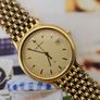 Vintage Swiss Made Certina Q Gold Plated Lady's Quartz Swiss Watch 1990s Image 6