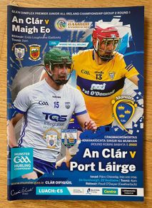 2022 Clare v Waterford - GAA Munster Senior Hurling Championship Round 5 Programme
