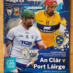 2022 Clare v Waterford - GAA Munster Senior Hurling Championship Round 5 Programme