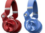 main image for ad Blue Bluetooth Stereo Headphones