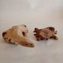 Hand Crafted Wooden Lizards x 2 Image 2