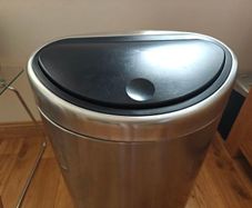 Brabantia Touch Bin 60L Stainless Steel. Good Condition