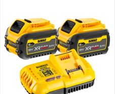 DeWalt 54v FlexVolt 2 x 6Ah and 8A Fast Charger Pack