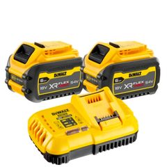 DeWalt 54v FlexVolt 2 x 6Ah and 8A Fast Charger Pack