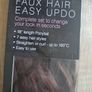 Brand new Babyliss faux easy updo  18'' length ponytail Dark Brunette Postage included Image 2