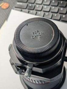 Canon EF fit -Samyang Tilt Shift lens.