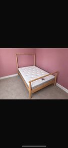 IKEA GJORA double bed frame and mattress for sale