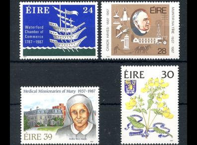 Ireland 1987 - Scott #685-688 - Anniversaries & Centenaries Complete Set - Mint Never Hinged