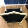 Black Baroque-Style Armchair Image 6