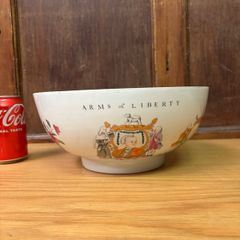 Limoges Arms of liberty punch bowl c 1975