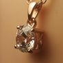 Sterling Silver Swarovski Zirconia Pendant & Chain Image 5