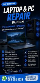 Laptop & PC Repair, Upgrade in Dublin