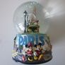 Disney Mickey Minnie Paris Eiffel Tower Snow Globe Image 3