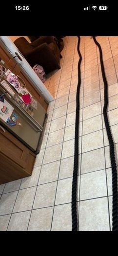 Full Commercial Olympic Landmine, Heavy 50 Foot Battle Rope And Olympic T Bar Row!!