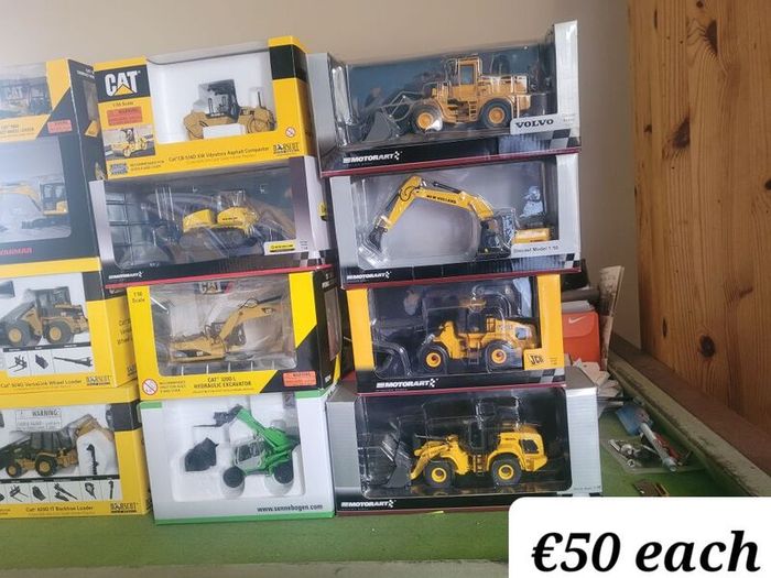 diecast excavators construction 1/50