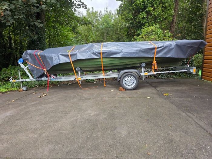 19ft Lake boat, 1800 trailer, PLUS Honda 8HP
