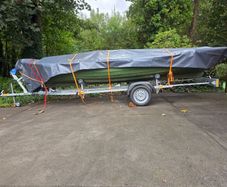 19ft Lake boat, 1800 trailer, PLUS Honda 8HP