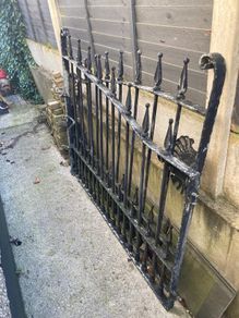 Driveway Gates 3m Iron Black