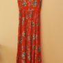 Beautiful Orange Summer Maxi dress Image 3