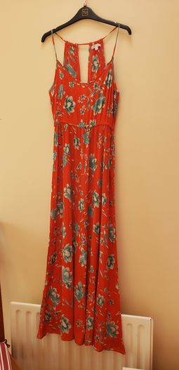 Beautiful Orange Summer Maxi dress