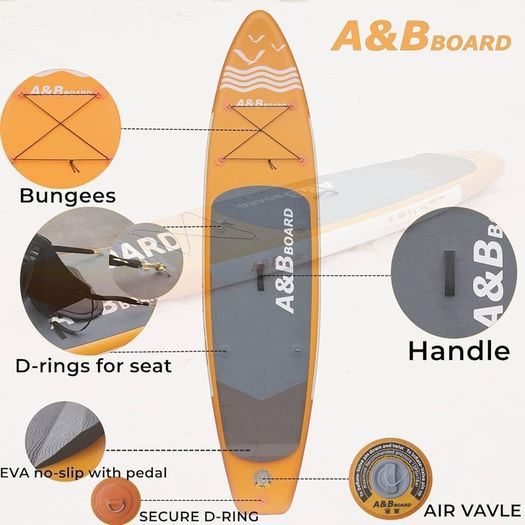 MASSIVE SALE Inflatable Stand Up Paddle Board, 10ft/11ft Paddle Boards for Adults with Premium SUP Paddleboard Accessories & Backpack, Dual Action Pump, Wide Stance, Non-Slip Deck for Beginners & Experts