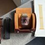 Apple Watch series 10 GPS + Cellular 46mm Gold Titanium + Gold Milanese loop strap Image 3