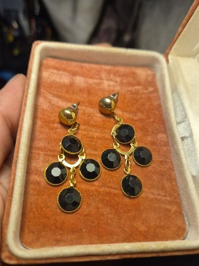 Vintage Black Earrings