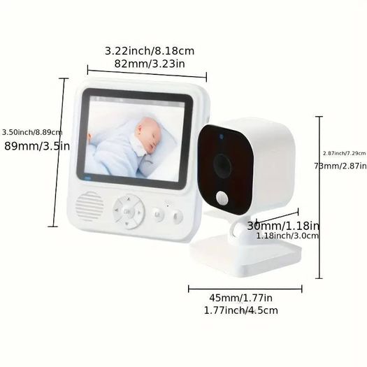Baby monitor, NO NEED APP,PHONE OR WIFI, it is a camera with separated monitor,wireless connection directly