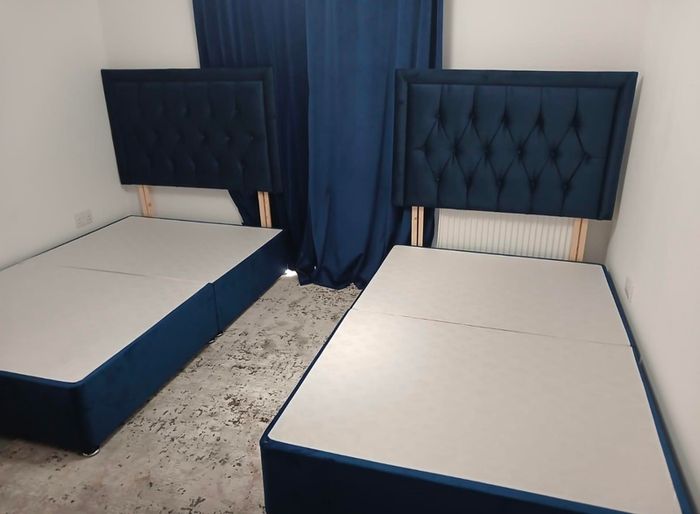 Single bed different headboards different Colors