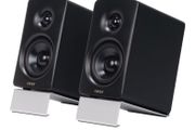 Edifier M60 Compact Desktop Speakers 2.0 Bluetooth 5.3, 66W RMS, Hi-Res Wireless Audio, LDAC, 3 inch Mid Bass &amp; 1 inch Tweeter, USB-C/AUX Inputs, Multimedia Speaker with Stands for PC Gaming &amp; Music Black