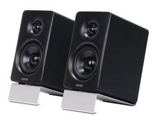 Edifier M60 Compact Desktop Speakers 2.0 Bluetooth 5.3, 66W RMS, Hi-Res Wireless Audio, LDAC, 3 inch Mid Bass & 1 inch Tweeter, USB-C/AUX Inputs, Multimedia Speaker with Stands for PC Gaming & Music Black