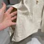 Womens Danish designer knit-ted cream linen and cotton mix slightly oversized jacket/blazer BRAND NEW Image 4