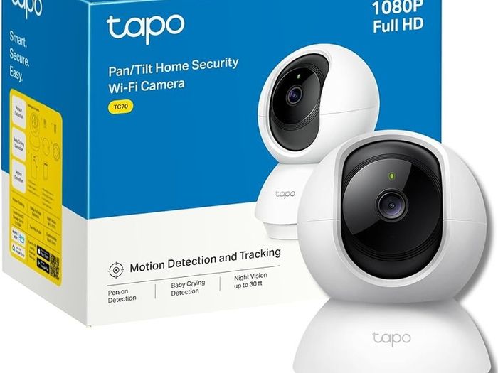 NEW SALE | Smart Security Camera, Baby Monitor, Indoor CCTV, 360 Degree Rotational Views,