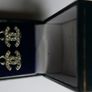 CHANEL CC Logos Used Earrings Silver Rhinestones Clip-On  Vintage Image 5