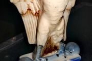 Antique Royal Dux eagle statue