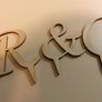 Wedding Cake Topper Initial Accessory Monogram Wedding Cake Decoration Supplies Image 4