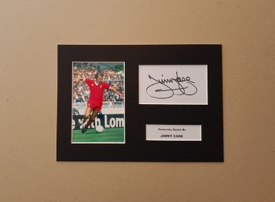 Liverpool FC legend JIMMYCASE autograph