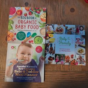 Three baby and toddler cook books