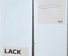 2 Ikea Lack Wall Shelves