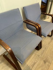 Pair of W German Cantilever armchsirs