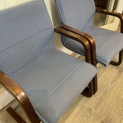 Pair of W German Cantilever armchsirs