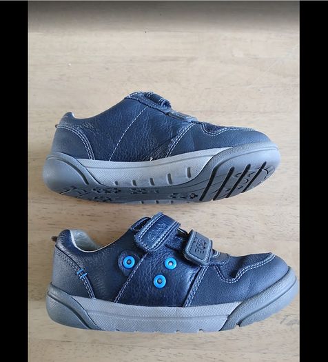 Navy Clarks Boys Shoes