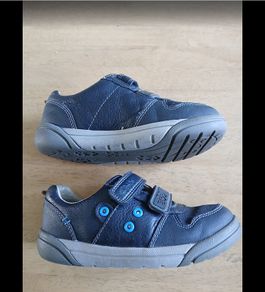 Navy Clarks Boys Shoes