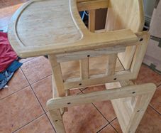 Wooden Baby High Chair