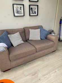 2 seater sofa grey
