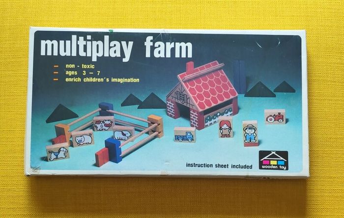 Toy Farm Wooden Set By Multiplay